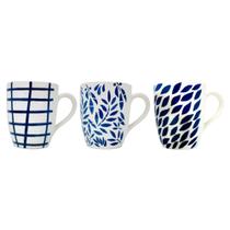 Caneca de ceramica Conica blue 320ml - sortida Allmix