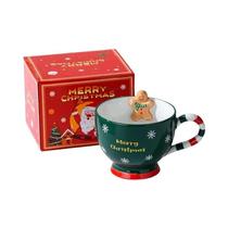 Caneca De Cerâmica Criativa De Natal, Copo De Alto Valor Para Casais, Presente Para Meninas,