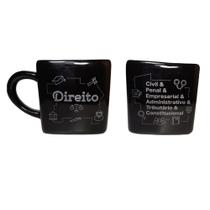 Caneca De Cerâmica Curso Direito Formatura Advogado 380ml