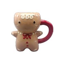 Caneca de cerâmica Cute Gingerbread Man Design com capacidade de 350 ml Caneca de cerâmica Cute Gingerbread Man Design com capacidade de 350 ml