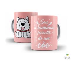 Caneca de cerâmica Dia das Mães - Mãe de Pet
