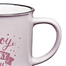 Caneca De Cerâmica Enjoy Roxa 310 Ml - Etilux Caneca De Cerâmica Enjoy Roxa 310 Ml - Etilux