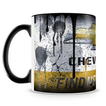 Caneca de Cerâmica Estampa Lata de Óleo Chevrolet - 325ml Caneca de Cerâmica Estampa Lata de Óleo Chevrolet - 325ml