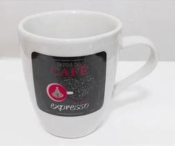 Caneca de Cerâmica Estampada com Frases - 220ml