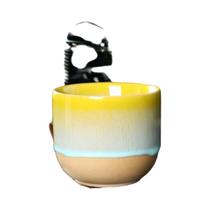 Caneca De Cerâmica Estilo Japonês 150ml Sem Alça Para Chá Kung Fu, Cappuccino, Suco, Yerba Mate,