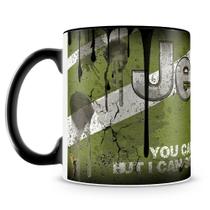 Caneca de Cerâmica Estilo Lata de Óleo Jeep - 325ml