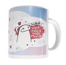 Caneca de cerâmica flork meme você não é todo mundo