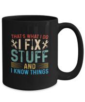 Caneca de cerâmica Funny Fix Stuff com capacidade de 350 ml