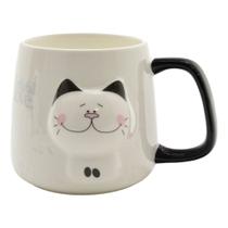 Caneca De Cerâmica Gato Gatinho 3D 300ml Decoração Presente Aniversário Lembrancinha