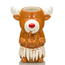 Caneca de cerâmica Geeki Tikis Rum Rum Rudolph 700mL Caneca de cerâmica Geeki Tikis Rum Rum Rudolph 700mL