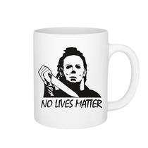 Caneca de cerâmica Halloween No Lives Matter 350 ml - Horror Design Caneca de cerâmica Halloween No Lives Matter 350 ml - Horror Design
