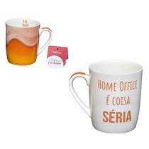 Caneca De Cerâmica Home Office 400ML WELLMIX