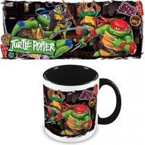 Caneca de Cerâmica Las Tortugas Ninja Mutant Mayhem Poses 315 ml