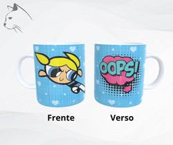 Caneca de Cerâmica - Lindinha Desenho As meninas super poderosas