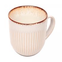 Caneca de Cerâmica Linear 380ml para Café Chá e Cappuccino Lyor