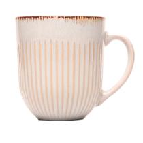 Caneca de ceramica linear branco 380ml - lyor