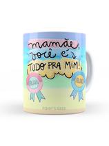 Caneca de Ceramica Mamãe Você é tudo para mim 325 Ml