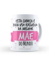 Caneca de Ceramica Melhor Mãe do Mundo 325 Ml