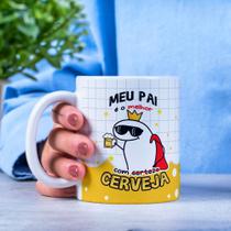 Caneca de Ceramica - Meu pai é o melhor com certeza - Cerveja