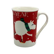 Caneca de Cerâmica Natalina Vermelha 280ml