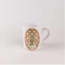 Caneca de Cerâmica Pascoa Fendi Poa Bege 9x12cm - Unid. Caneca de Cerâmica Pascoa Fendi Poa Bege 9x12cm - Unid.