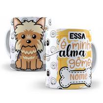 Caneca de Cerâmica Personalizada 325ml Amor Pelos Animais