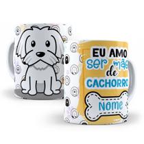 Caneca de Cerâmica Personalizada 325ml Amor Pelos Animais