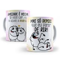 Caneca de Cerâmica Personalizada 325ml Flork Amigas Caneca de Cerâmica Personalizada 325ml Flork Amigas
