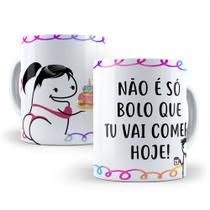 Caneca de Cerâmica Personalizada 325ml Flork Parabéns Caneca de Cerâmica Personalizada 325ml Flork Parabéns