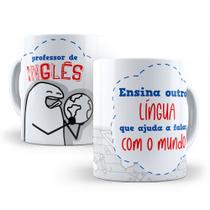 Caneca de Cerâmica Personalizada 325ml Flork Professores Caneca de Cerâmica Personalizada 325ml Flork Professores