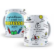 Caneca de Cerâmica Personalizada 325ml Professores e Alunos