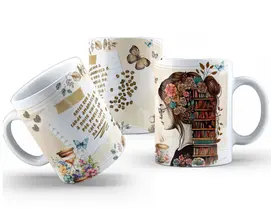 Caneca de Cerâmica Personalizada 325ml Tema Café - Presente Ideal para Amantes do Café Caneca de Cerâmica Personalizada 325ml Tema Café - Presente Ideal para Amantes do Café