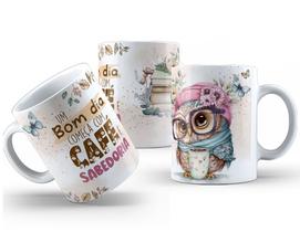 Caneca de Cerâmica Personalizada 325ml Tema Café - Presente Ideal para Amantes do Café Caneca de Cerâmica Personalizada 325ml Tema Café - Presente Ideal para Amantes do Café
