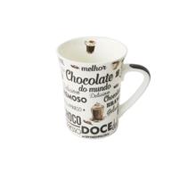 Caneca de ceramica personalizada chocolate 330 ml