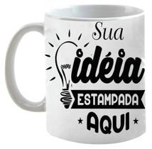 Caneca de cerâmica personalizada com o seu tema (foto, nome, frase...)