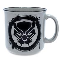 Caneca de cerâmica prateada Buffalo Marvel Comics Black Panther 590ml