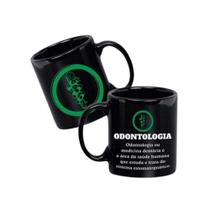 Caneca de Cerâmica Profissão Odontologia - 340ml
