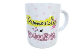 Caneca de cerâmica promovida a dinda presente