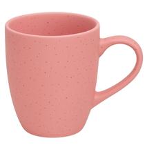 Caneca De Cerâmica Rosa 310ml Xícara Café 9194 - Mimo Style