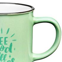 Caneca De Cerâmica See Good Verde 310 Ml - Etilux