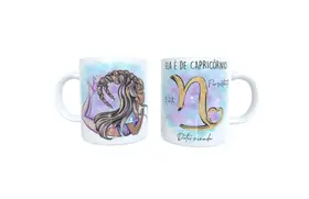Caneca de Cerâmica - Signos Ela é de Capricórnio Caneca de Cerâmica - Signos Ela é de Capricórnio