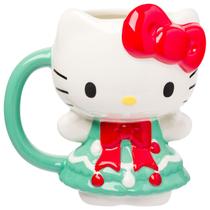 Caneca de cerâmica Silver Buffalo Sanrio Hello Kitty 600ml Christmas Caneca de cerâmica Silver Buffalo Sanrio Hello Kitty 600ml Christmas