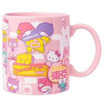 Caneca de cerâmica Silver Buffalo Sanrio Hello Kitty 600ml Tokyo Theme