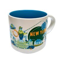 Caneca de cerâmica Starbucks Discovery Series New York 400mL azul