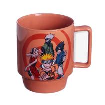 Caneca de Cerâmica Tina Equipe 7 Naruto - 400ml - 1 unidade - Zona Criativa - Rizzo