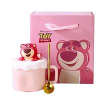 Caneca De Cerâmica Winnie the Pooh Com Colher, Caixa De Presente Do Urso Morango Da História De Toy