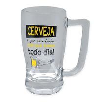 Caneca de Cerveja Happy Beer - 340ml - Todo Dia! - 1 unidade