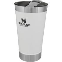 Caneca de Cerveja Stanley Classic Beer Pint com Tampa + Abridor - Branco 473ML
