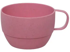 Caneca de Chá e Café Rosa 330ml Hauskraft Fibra de Bambu FBBU009/RS Caneca de Chá e Café Rosa 330ml Hauskraft Fibra de Bambu FBBU009/RS