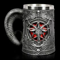 Caneca De Chá Viking Cavaleiro Caveira De Halloween Em Aço Inoxidável, Copo De Café Retrô Com Dragão